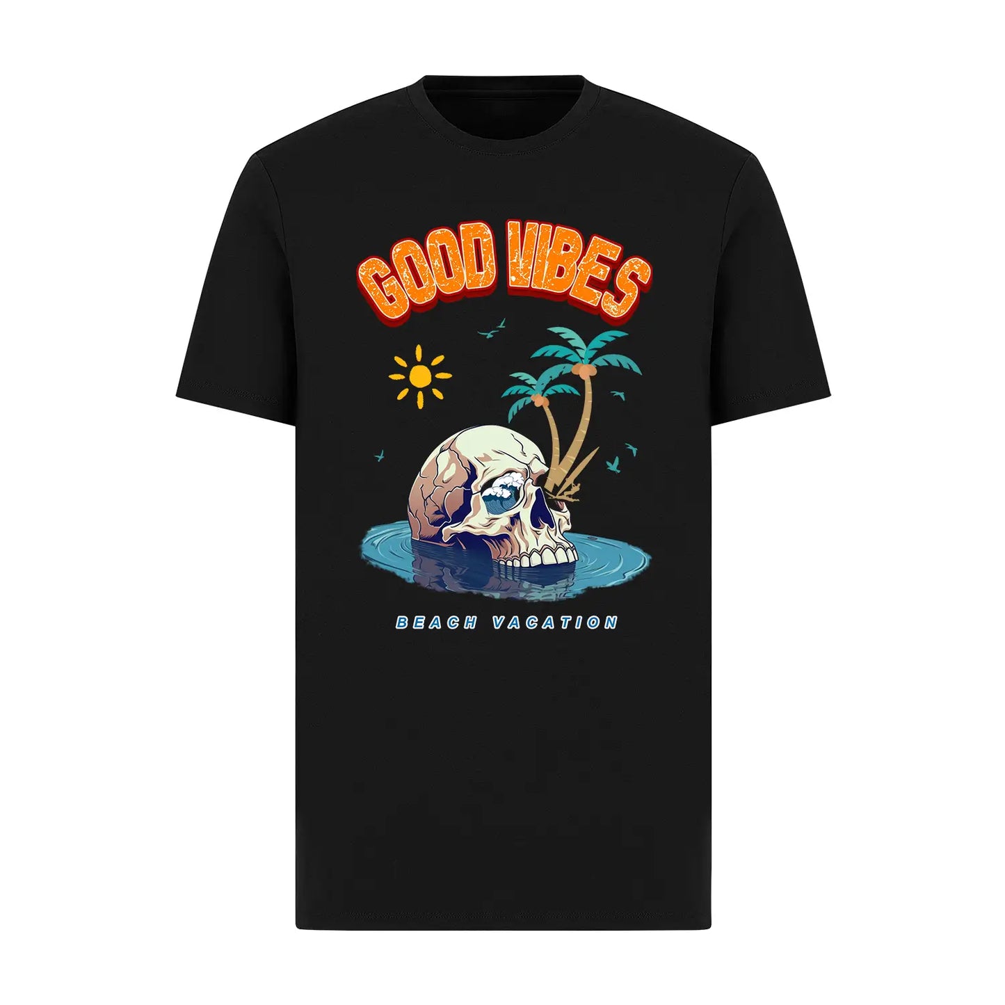 Skull Print Vibes T-Shirt