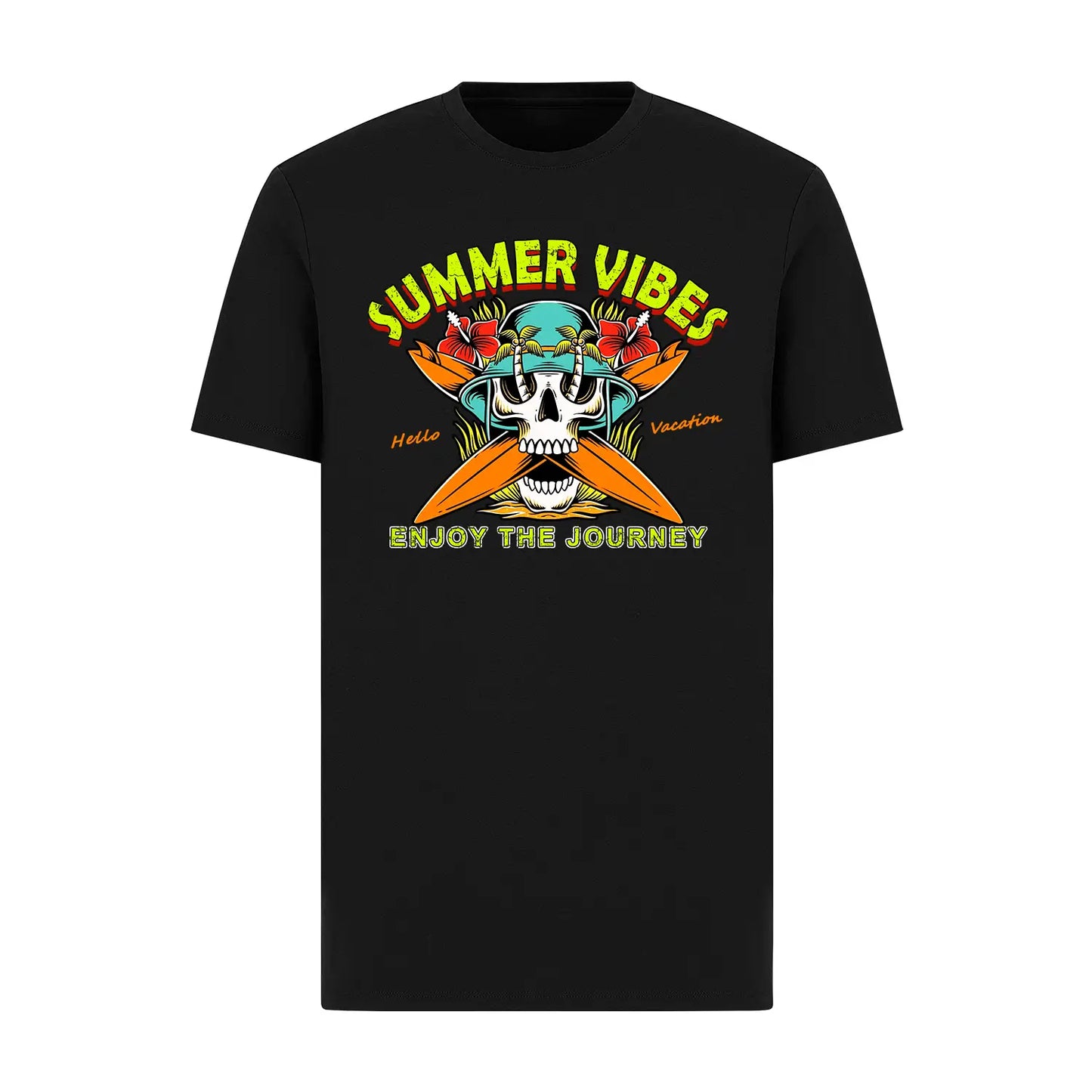 Skull Print Vibes T-Shirt