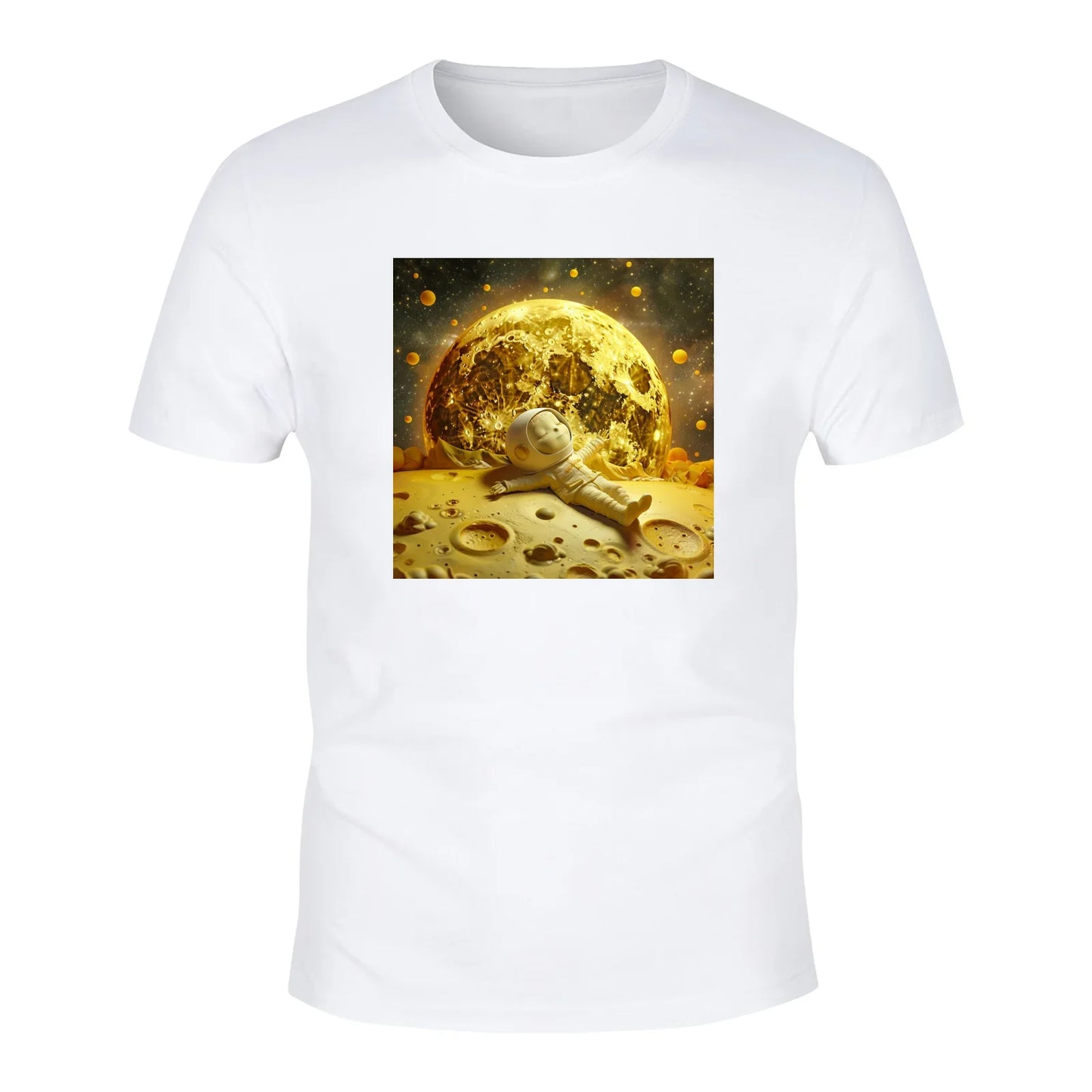 Cute Moon Space Graphic T-Shirt