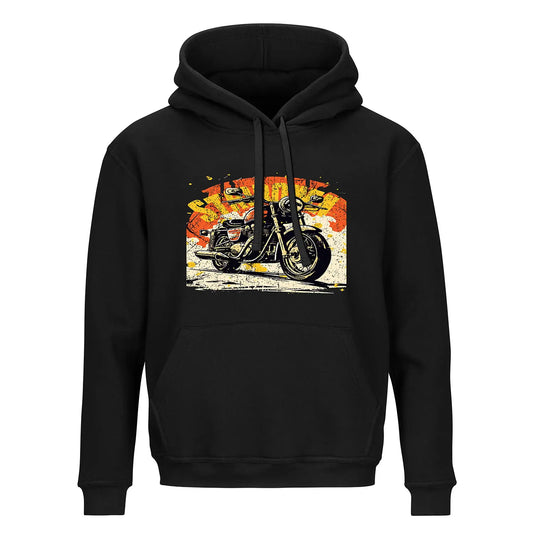 Motorcycle Pullover Hoodie