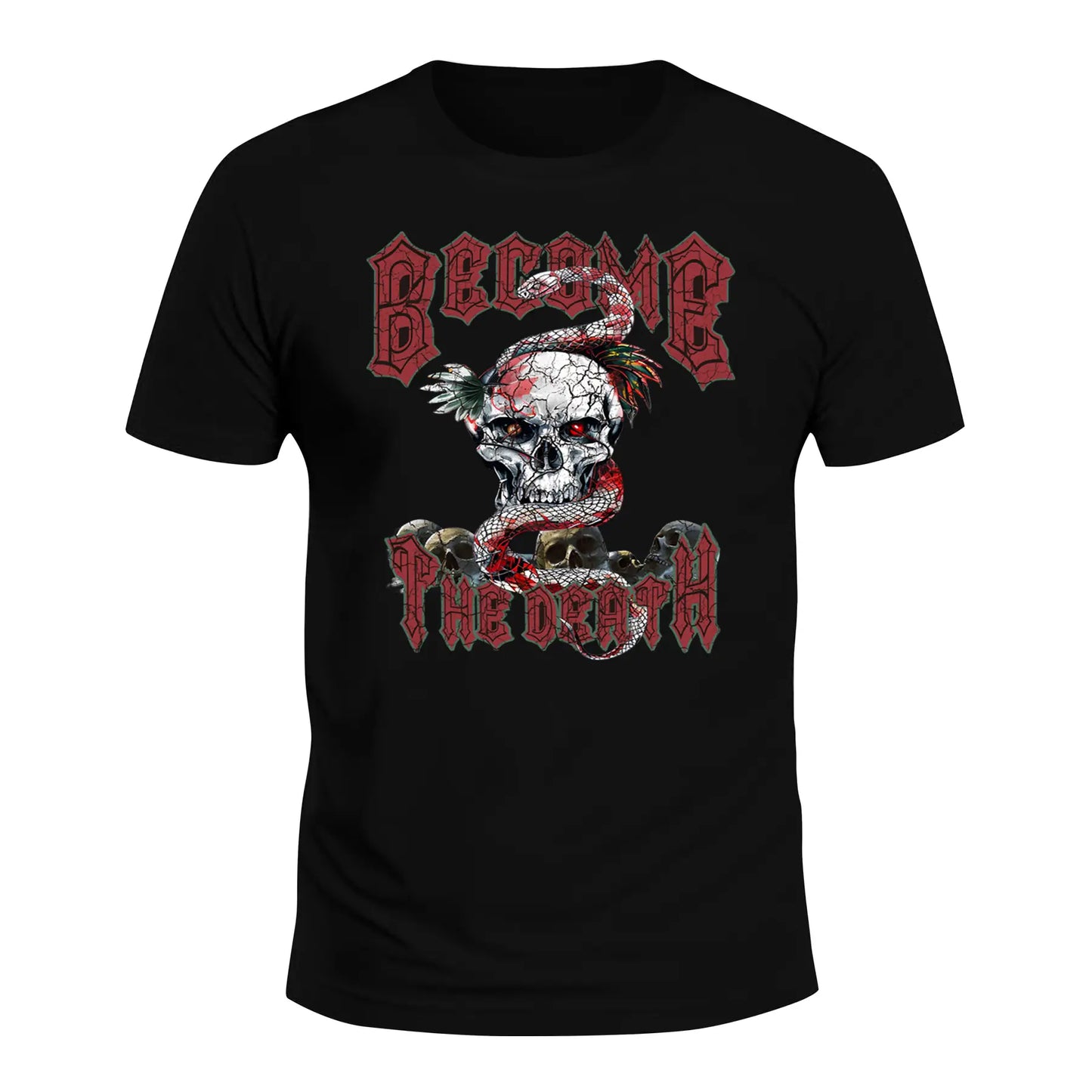 Skull Graphic Print T-shirts