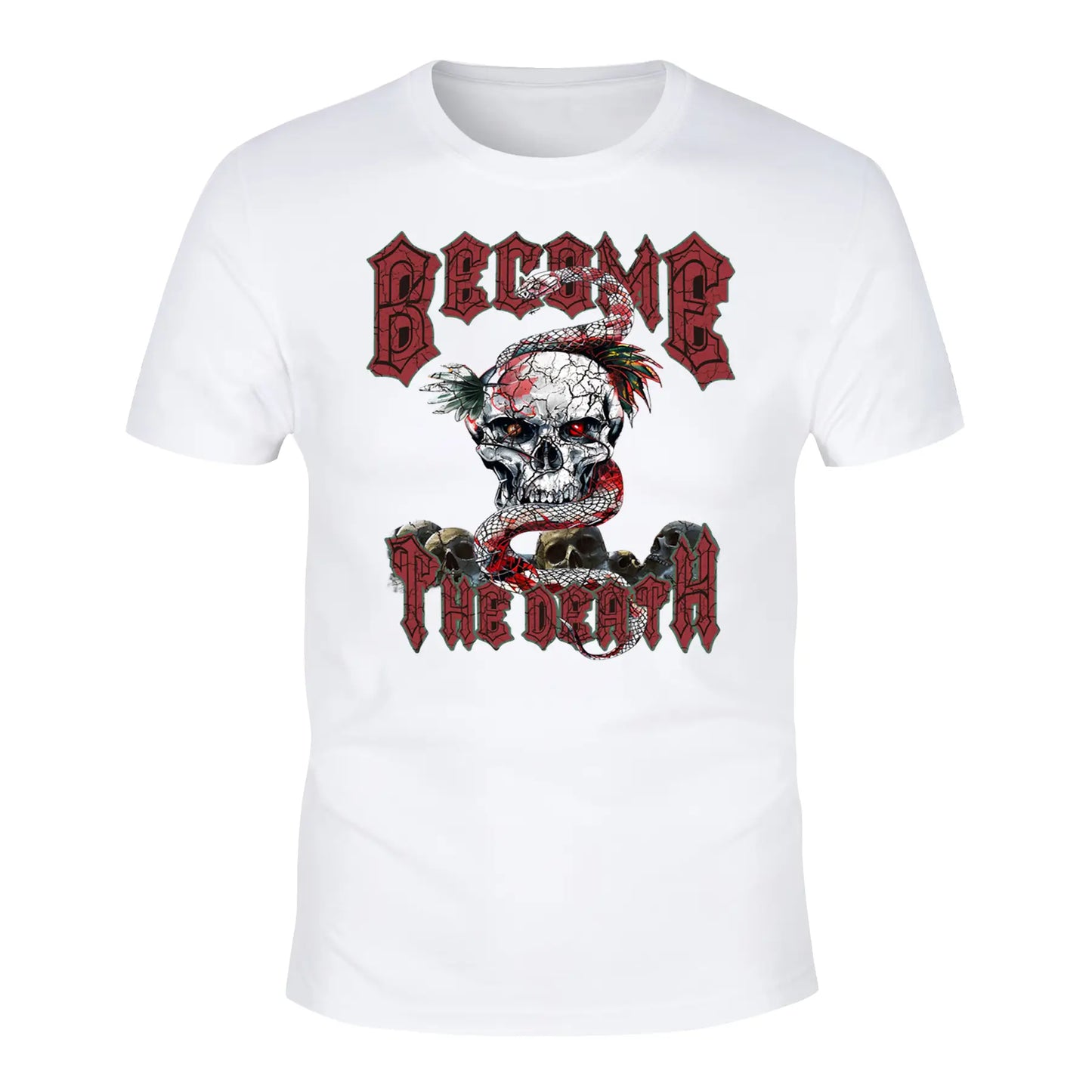 Skull Graphic Print T-shirts